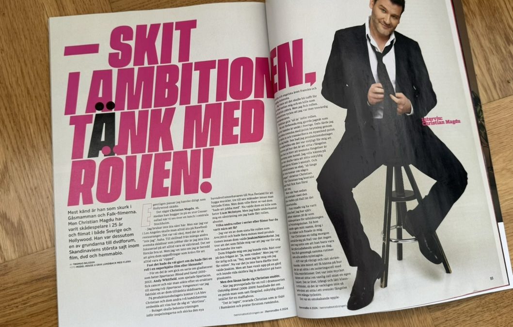 Five page interview in Hemmabiotidningen