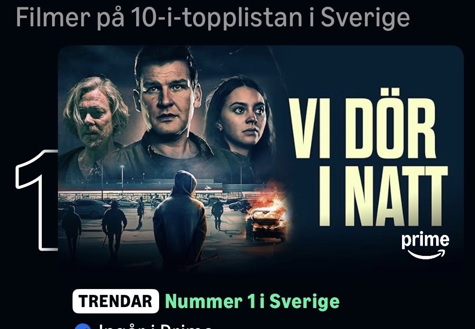 Vi dör i natt number one film amazon prime Sweden